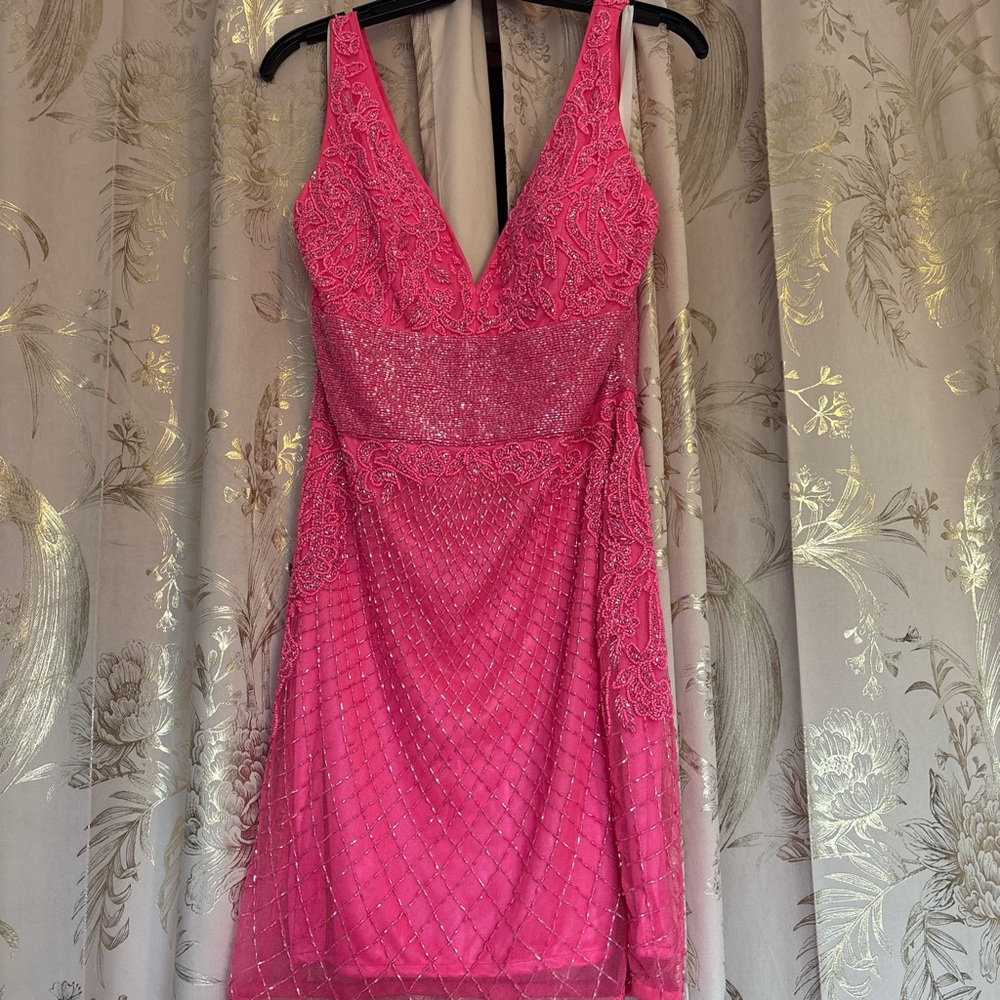 Elegant Pink Prom Dress